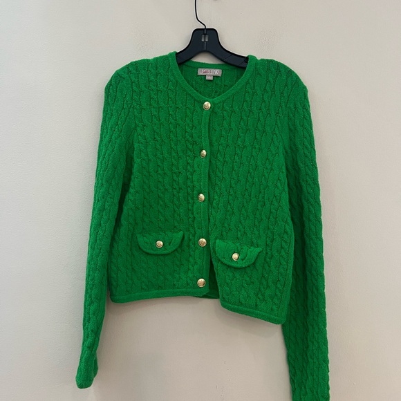 J. Crew Vibrant Green Cardigan - Picture 6 of 15